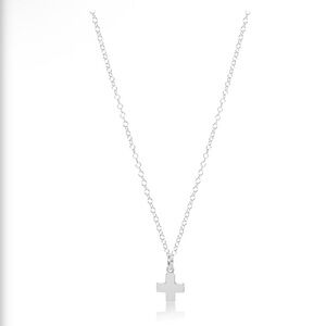 Enewton 16" Necklace Gold - Signature Cross Sterling Charm $52 NEW